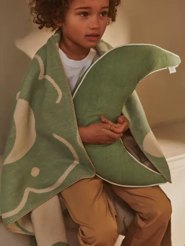 Skye filt - Tea green-parchment, 80x120 cm - Ferm Living