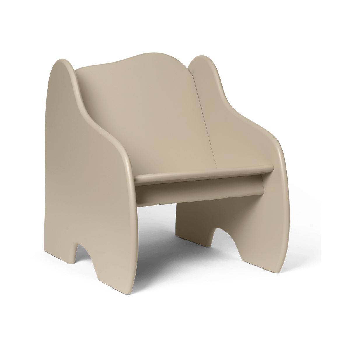 Ferm Living Slope lounge chair Cashmere | Skandinavisk Design | Stolar | Beige