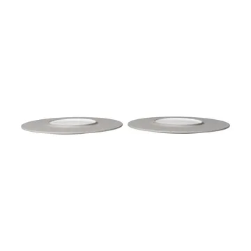 Sonae tallrik 2-pack - Grey-white, Ø28 cm - Ferm Living