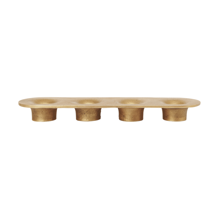 Soothe 4 ljusstake 8x29 cm - Brass Finish - Ferm Living