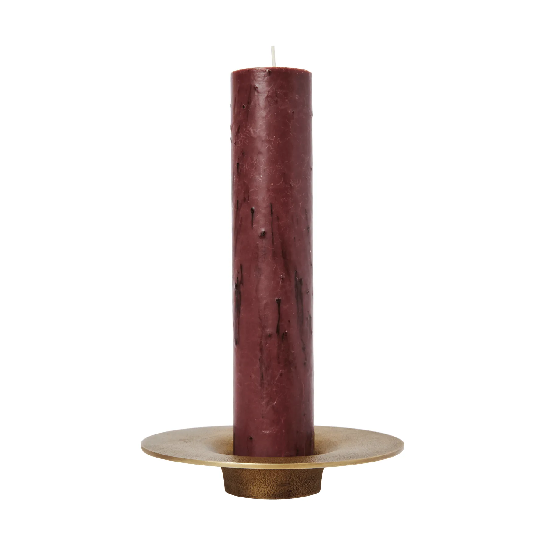 Soothe blockljusstake Ø16 cm, Brass Finish Ferm Living
