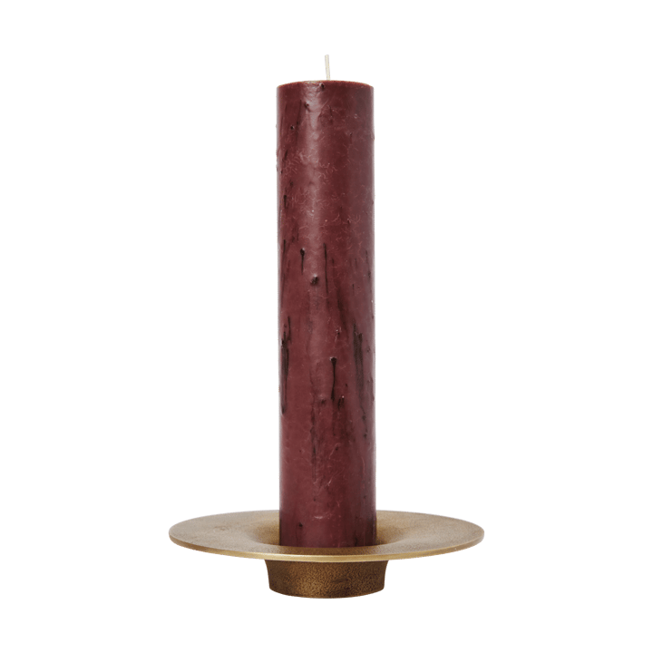 Soothe blockljusstake Ø16 cm, Brass Finish Ferm Living