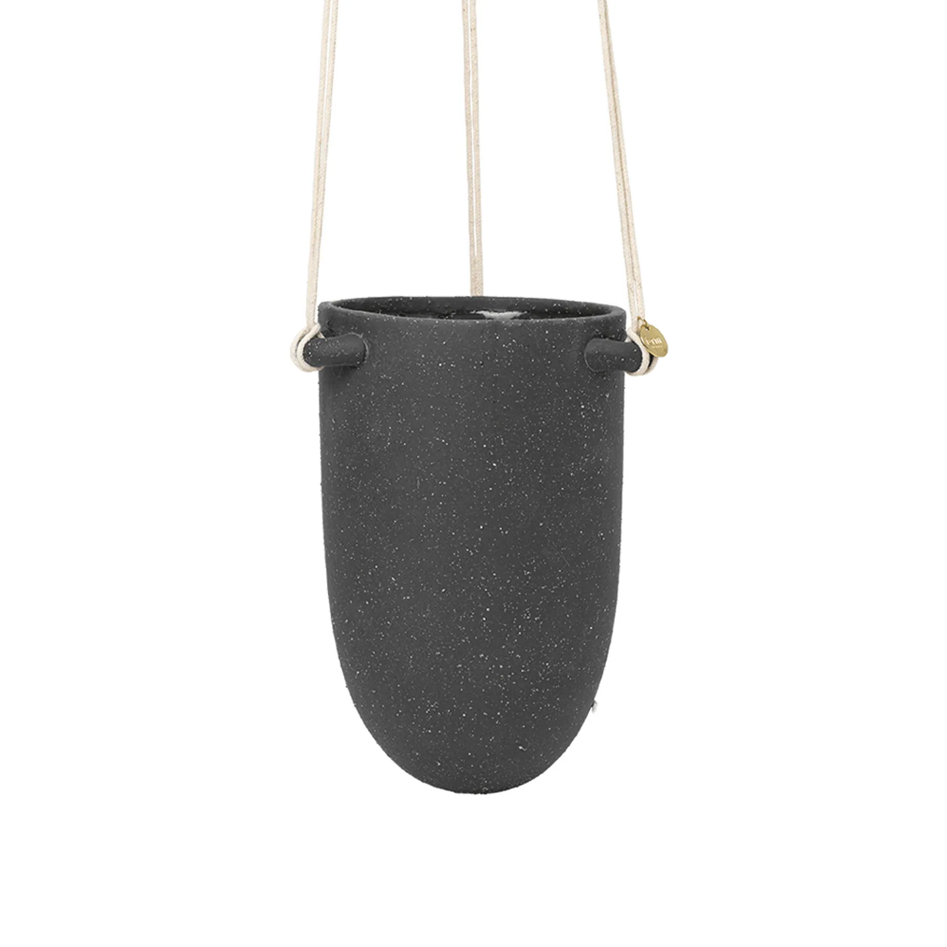 Speckle hängande kruka Ø13,5 cm, Dark grey Ferm Living