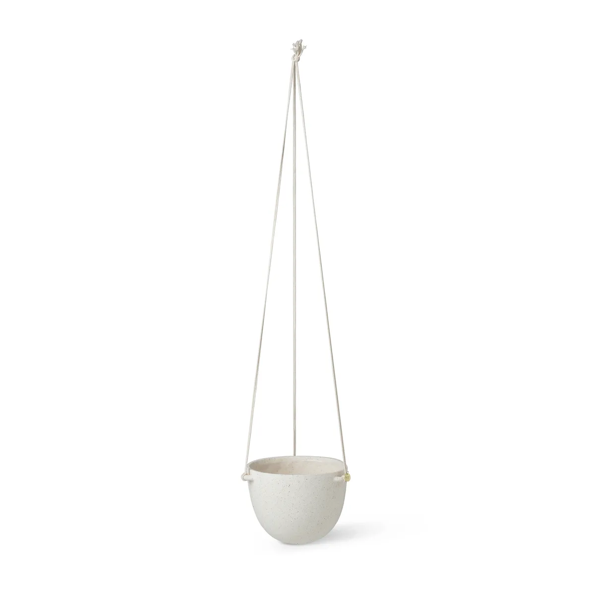 ferm LIVING Speckle hängande kruka Ø20,5 cm Off-white