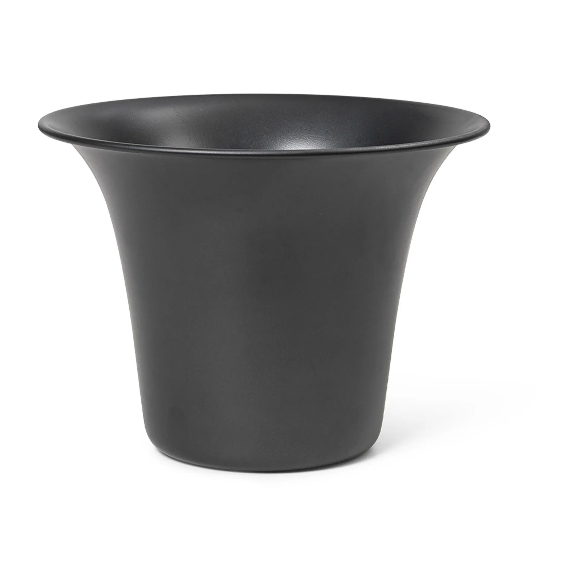 Spun Alu kruka Ø24x17,5 cm, Blackened aluminium Ferm Living