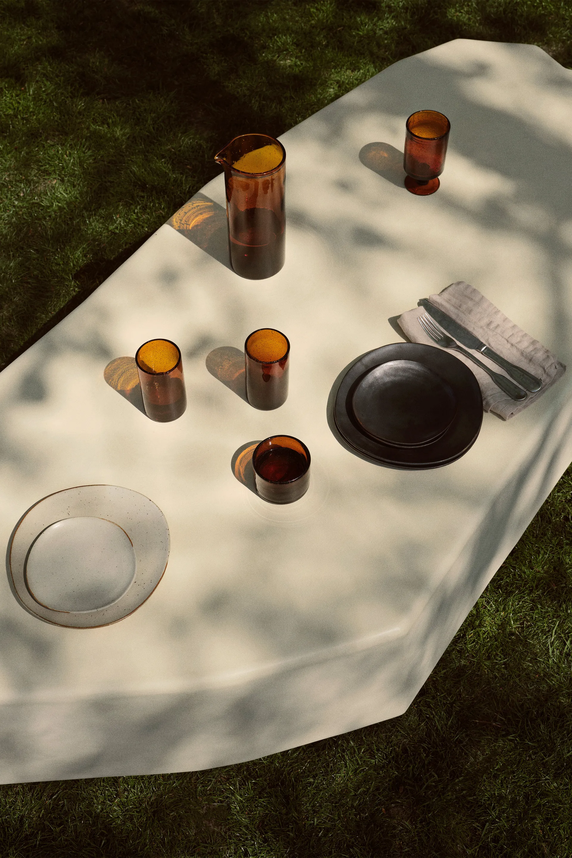 Staffa soffbord 163,5x82,4 cm, Ivory Ferm Living