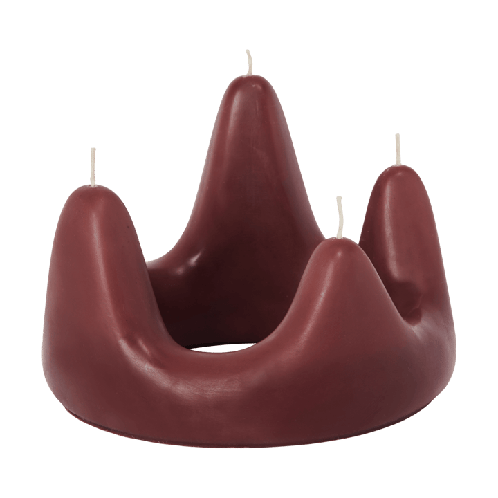 Stala candle ring ljus - Dark grape - Ferm Living