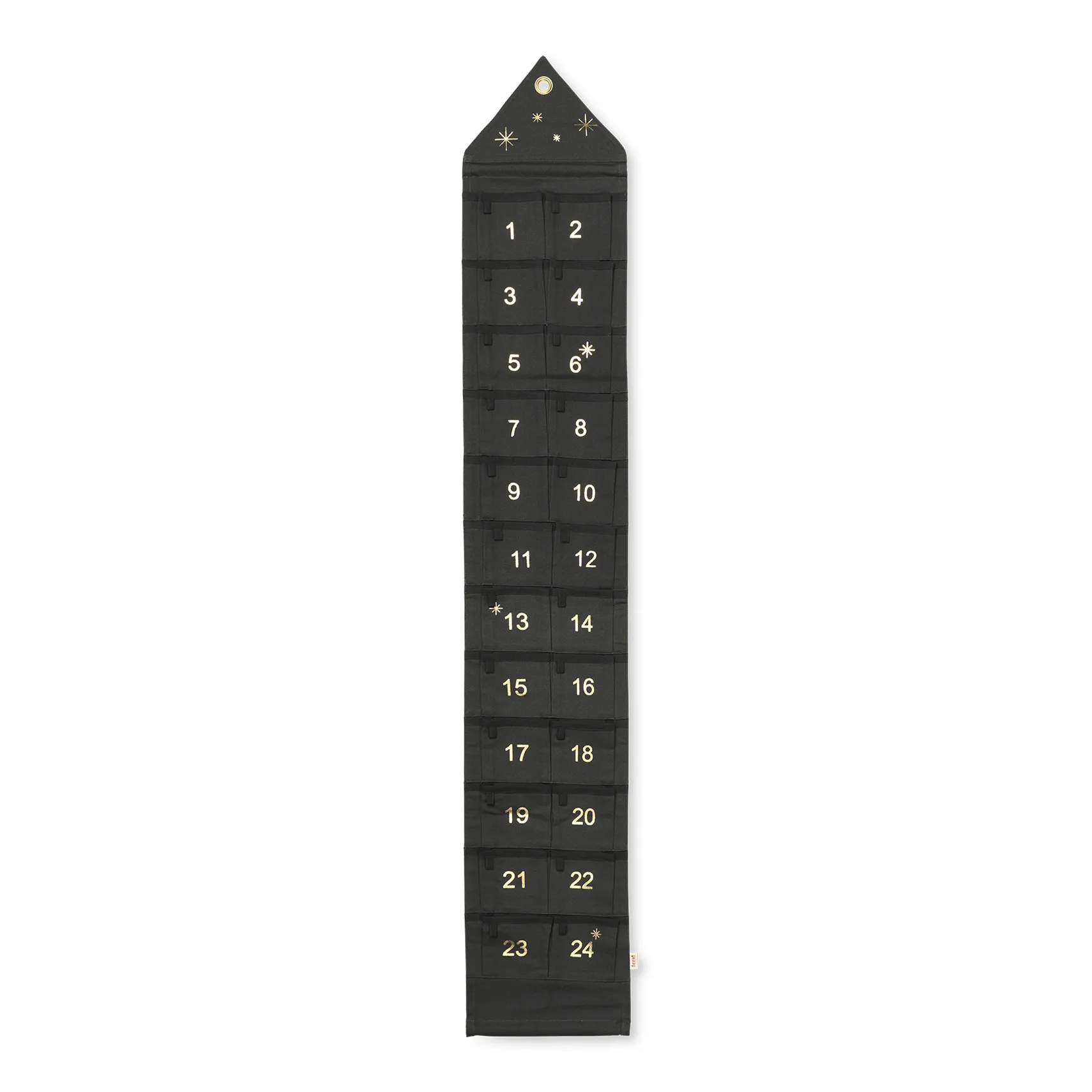 Star julkalender hus 150 cm, Dark green Ferm Living