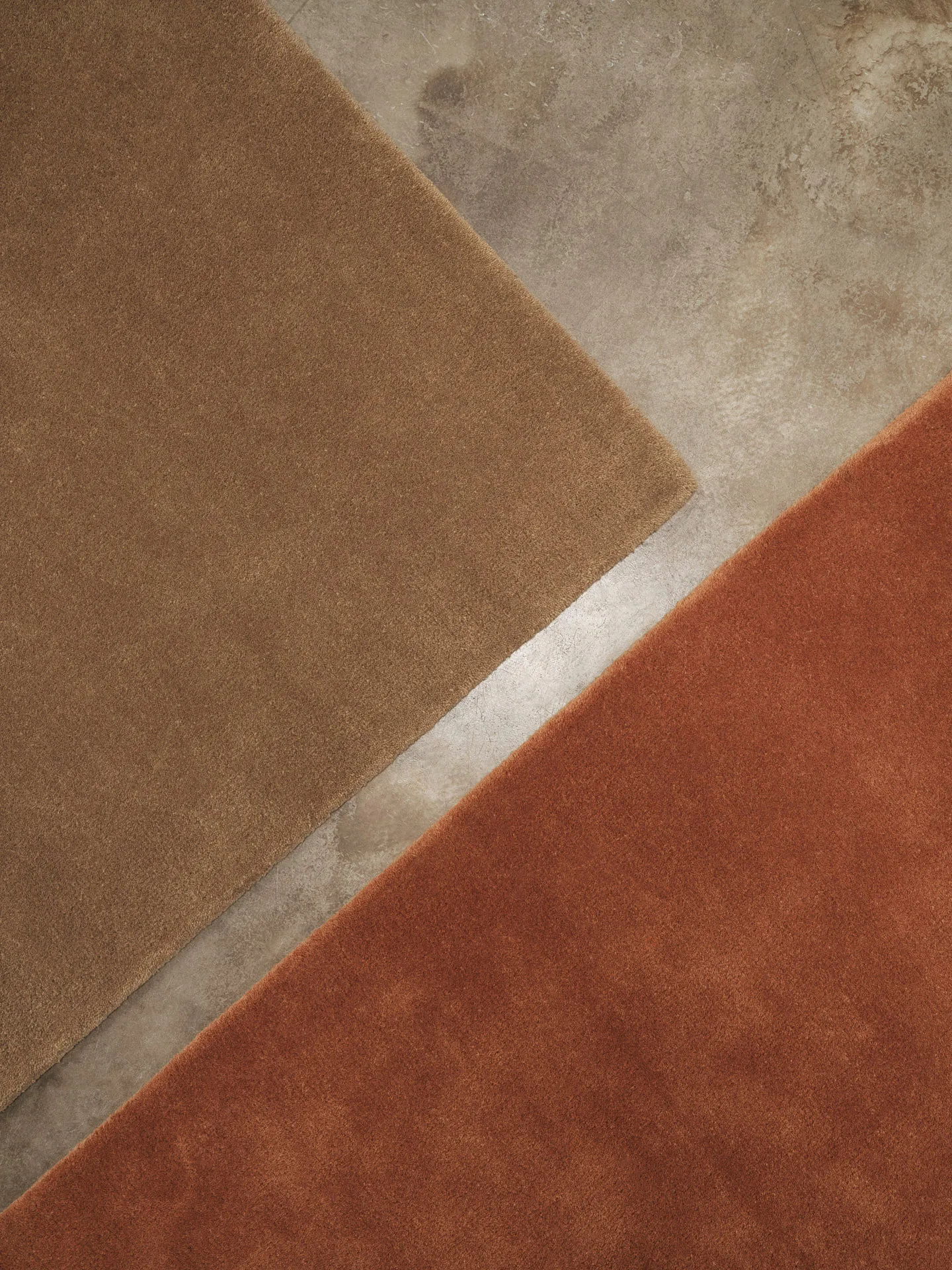 Stille tuftad matta, Red brown, 160x250 cm Ferm Living