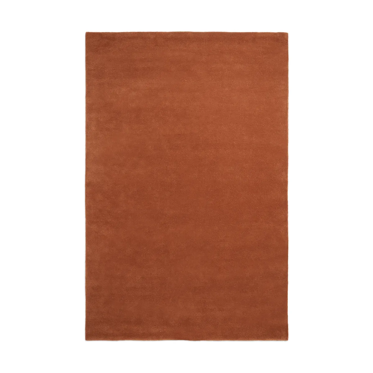 ferm LIVING Stille tuftad matta Red brown, 200x300 cm