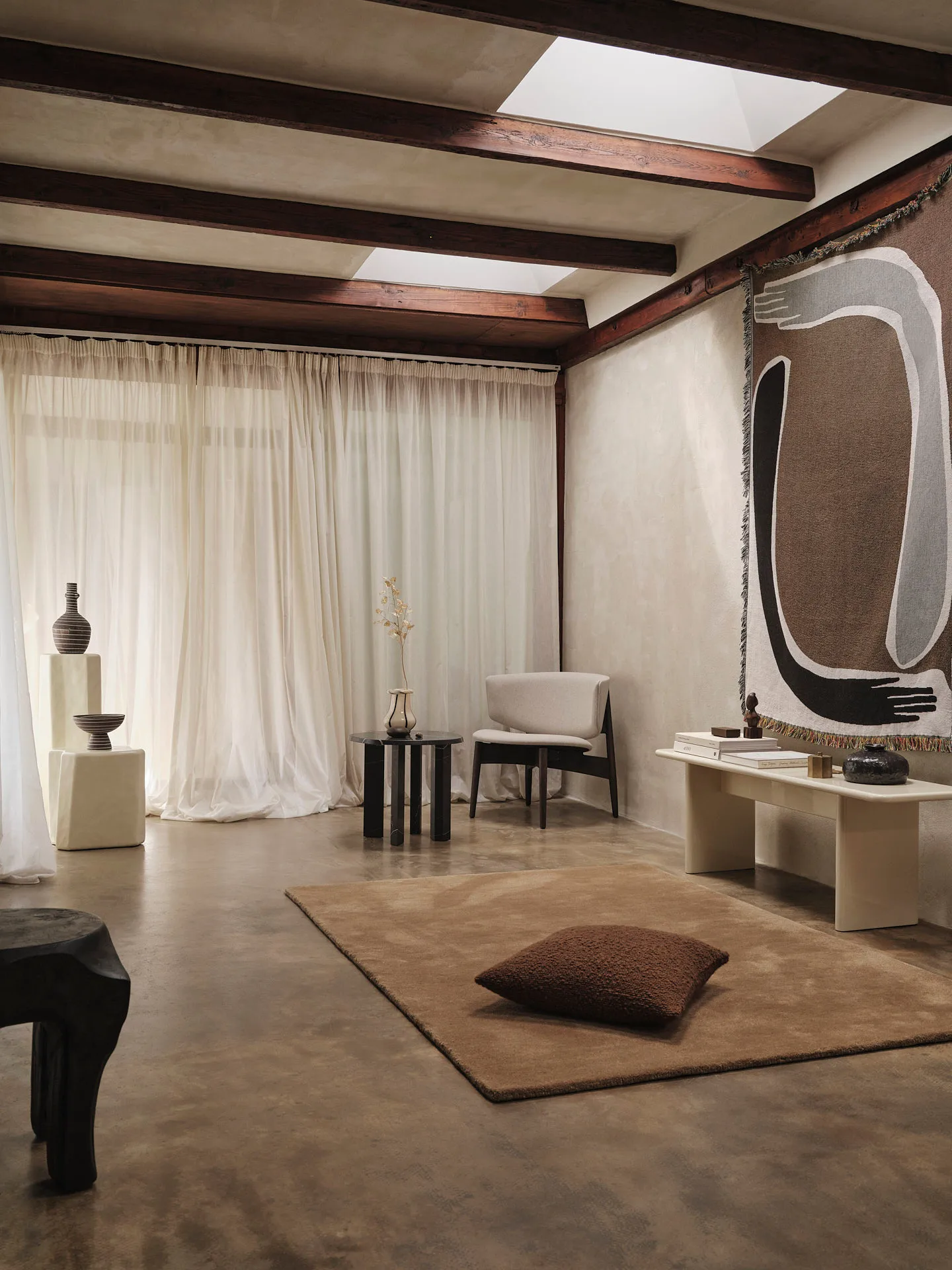 Stille tuftad matta, Toffee, 140x200 cm Ferm Living