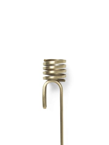 Stone christmas tree ljusstake - brass - ferm LIVING