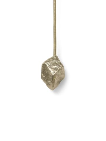 Stone christmas tree ljusstake - brass - Ferm Living