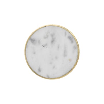 Stone krok stor - vit marmor-mässing - Ferm LIVING