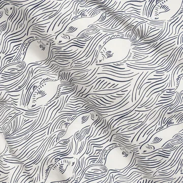 Stream bäddset 140x200 cm - Off white - Ferm Living