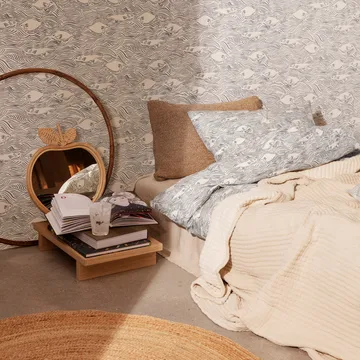 Stream bäddset 140x200 cm - Off white - Ferm Living