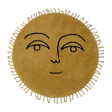 Sun matta Ø130 cm - Yellow - Ferm Living