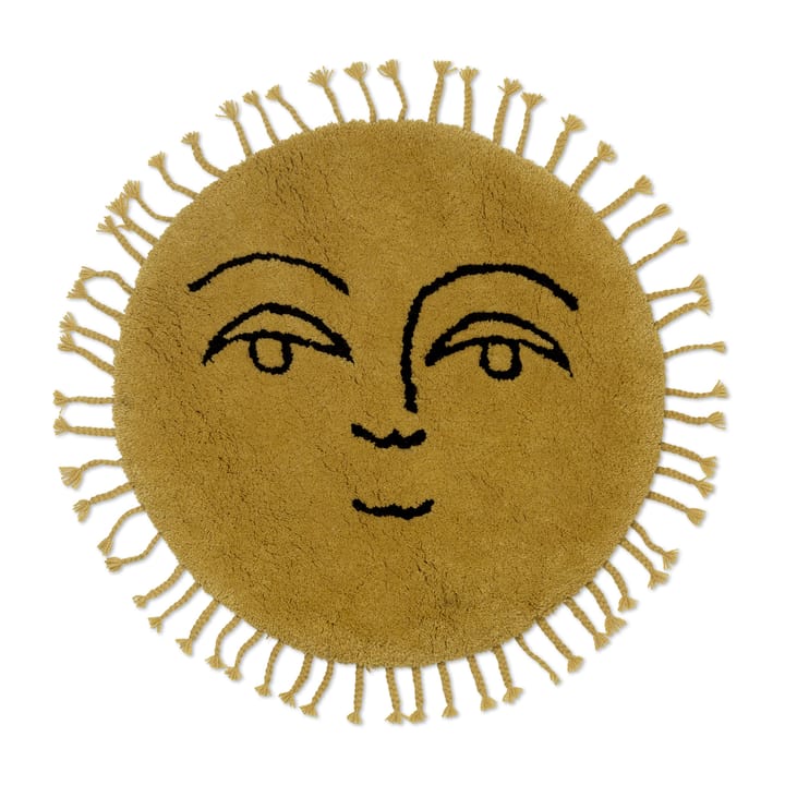Sun matta Ø70 cm - Yellow - Ferm Living