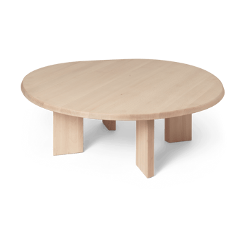 Tarn soffbord 107,6x108,1 cm - White oiled beech - Ferm Living