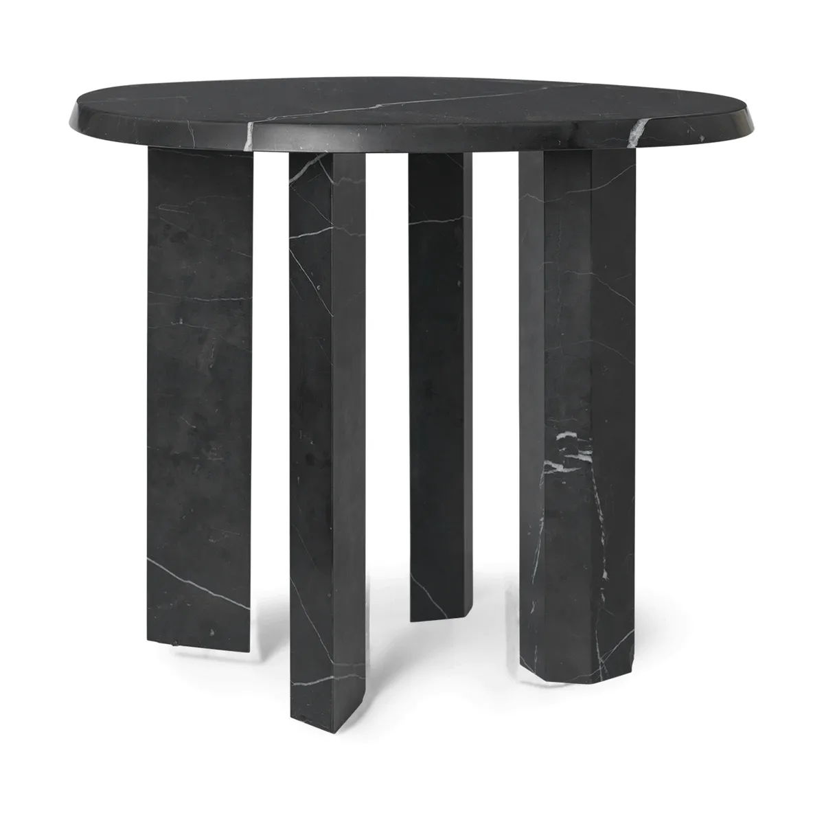 ferm LIVING Taula sidobord Ø54,4x45 cm Black