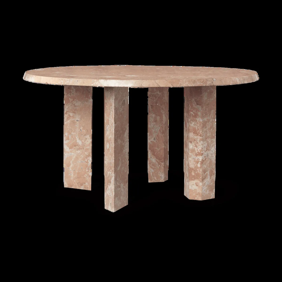 ferm LIVING Taula soffbord Ø67x35 cm Rose