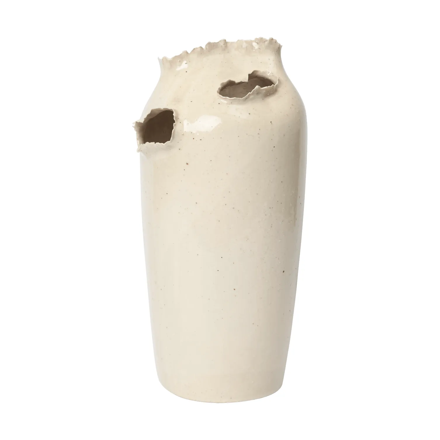 Tereo vas, Off-white speckle, 27 cm Ferm Living