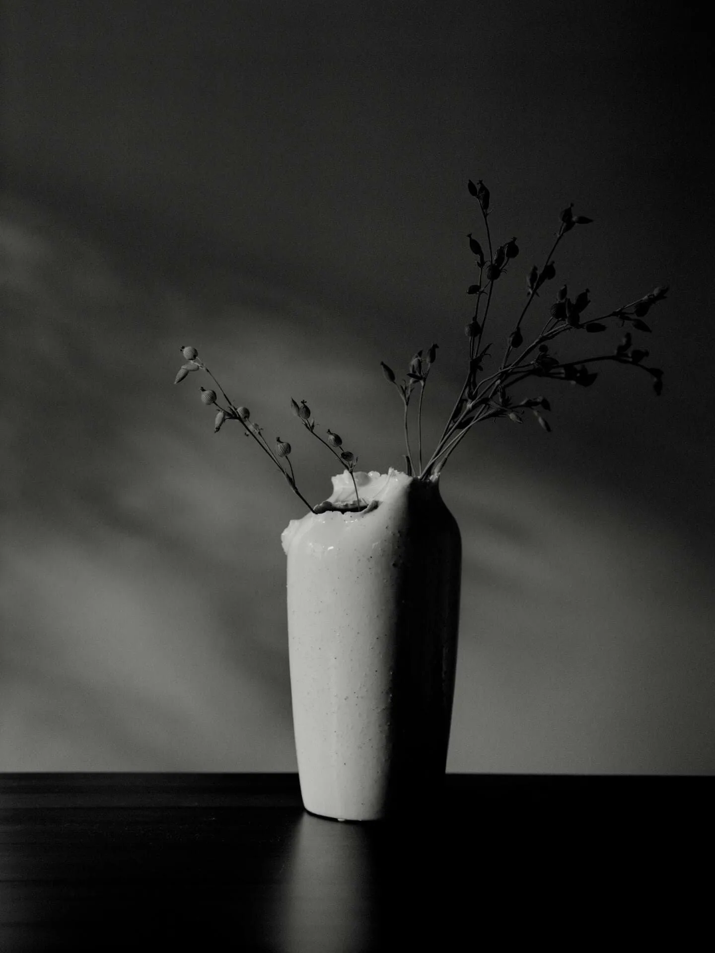 Tereo vas, Off-white speckle, 27 cm Ferm Living