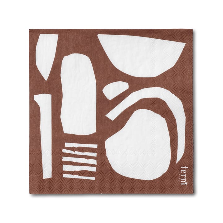 The Home pappersservett 20-pack - Rust - Ferm LIVING