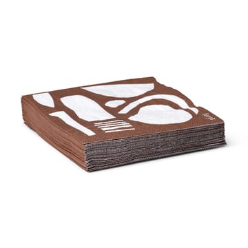 The Home pappersservett 20-pack - Rust - Ferm LIVING