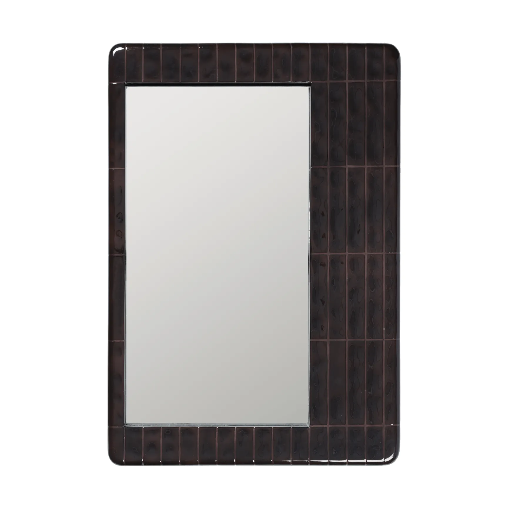Tiling spegel, Dark chocolate, 59x85 cm Ferm Living