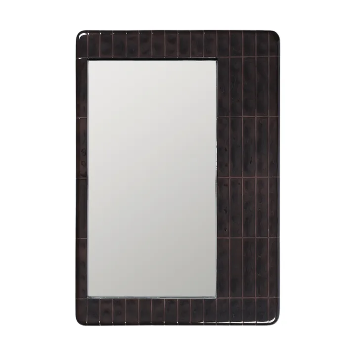 Tiling spegel - Dark chocolate, 59x85 cm - Ferm Living