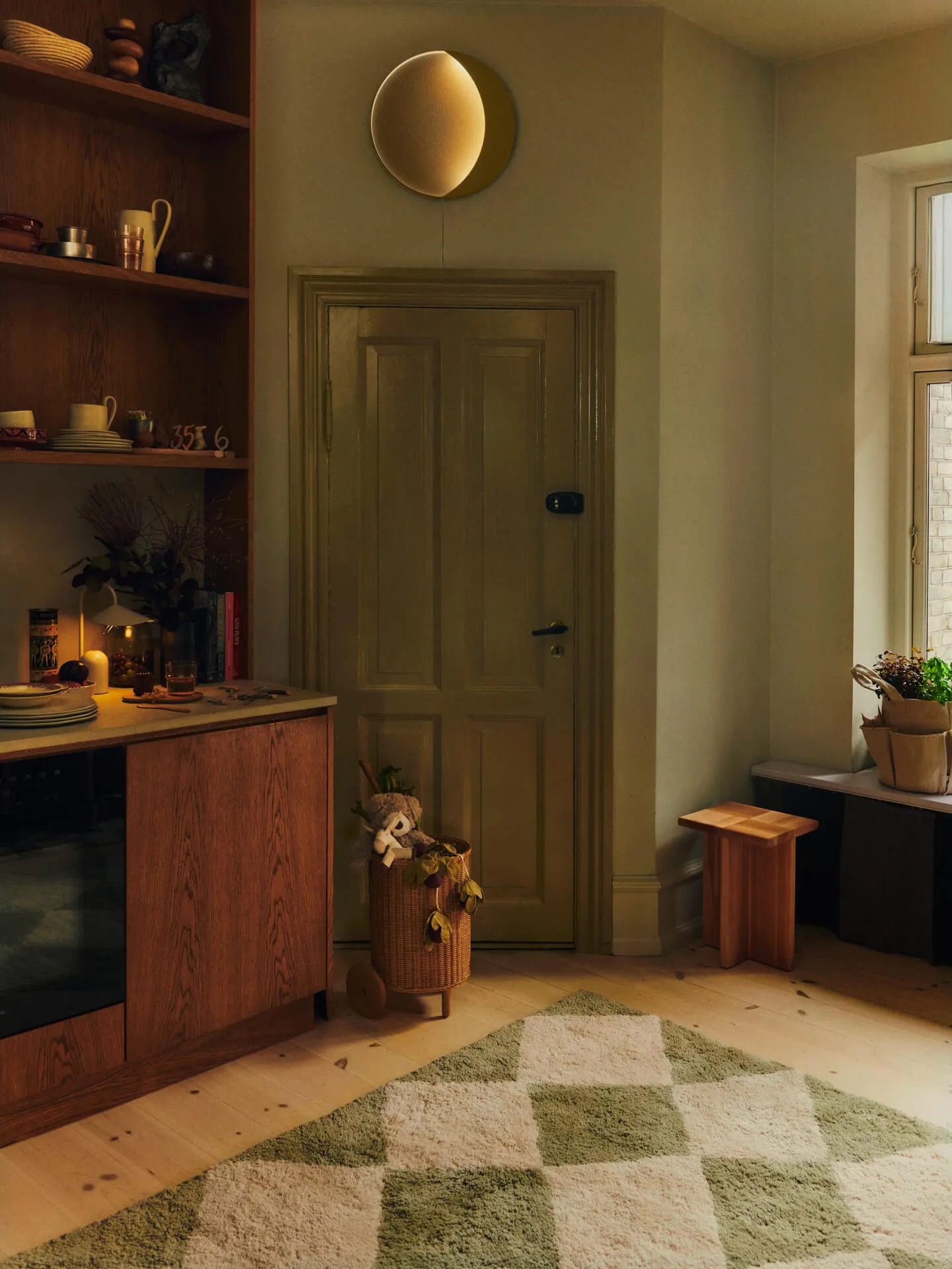 Tilt matta, Elm green, 140x200 cm Ferm Living