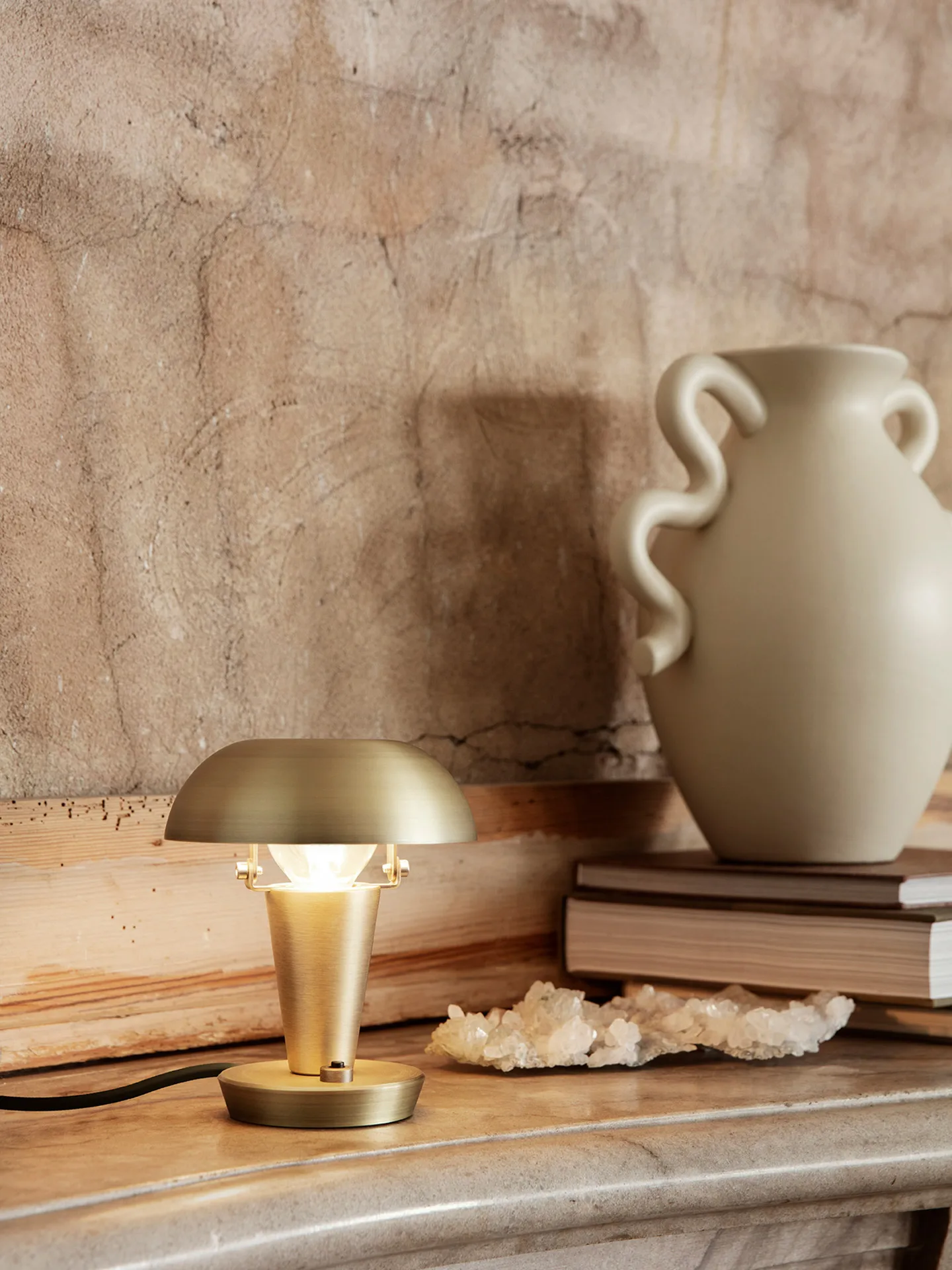 Tiny lampa 14 cm, Mässing Ferm Living