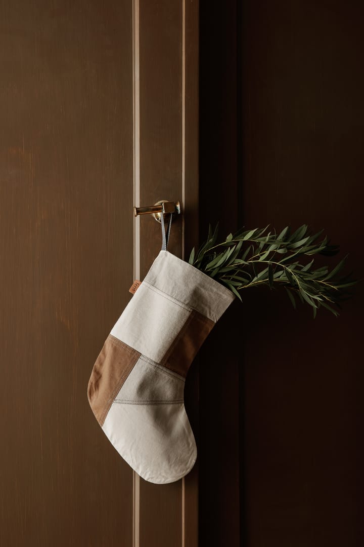 Tonal julstrumpa 50 cm, Natural Ferm Living