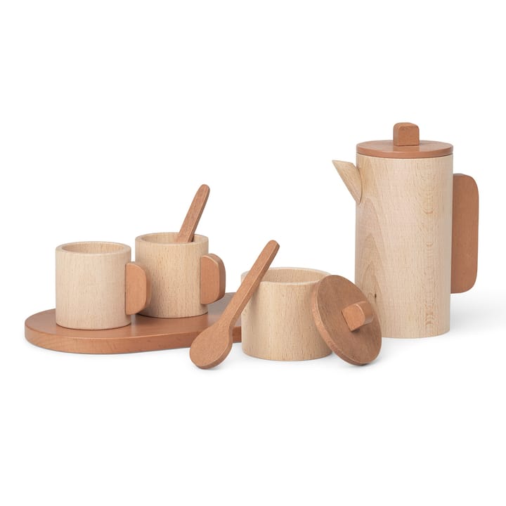 Toro barnservis i trä - Natural - Ferm LIVING