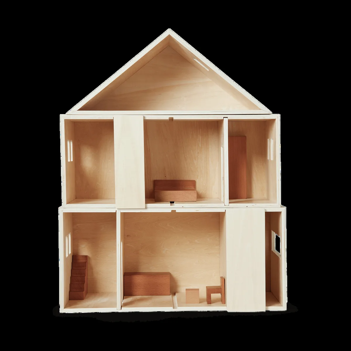 ferm LIVING Toro hopfällbart dockskåp Natural