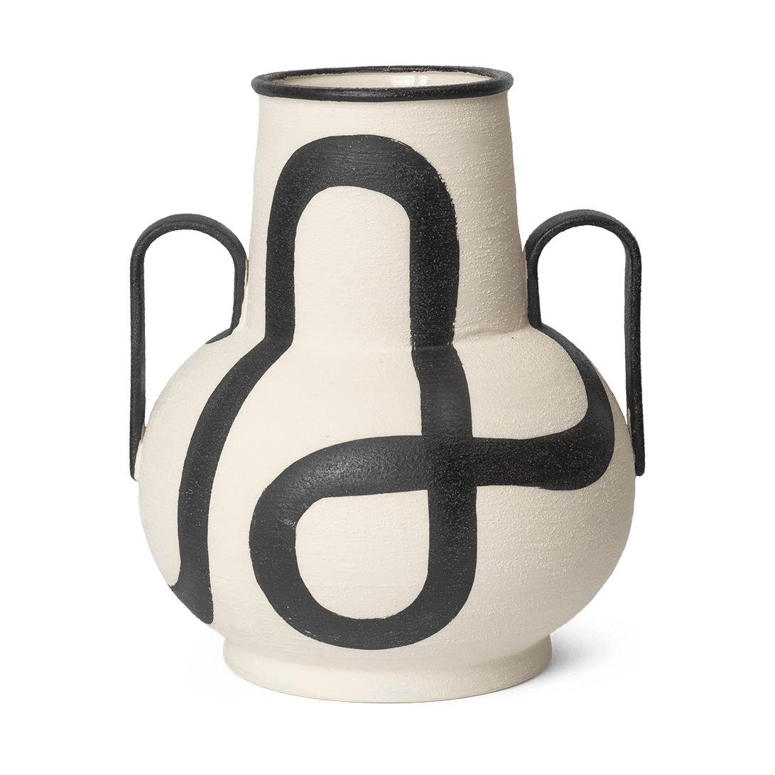 Ferm Living Trace vas Off-white | Skandinavisk Design | Vaser | Vit