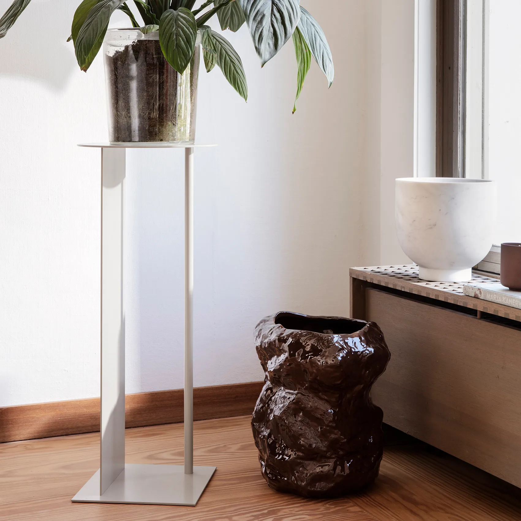 Tuck vas 34 cm, Rödbrun Ferm Living