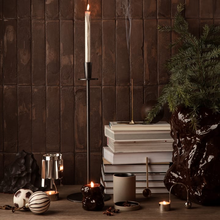 Tuck vas 34 cm, Rödbrun Ferm Living