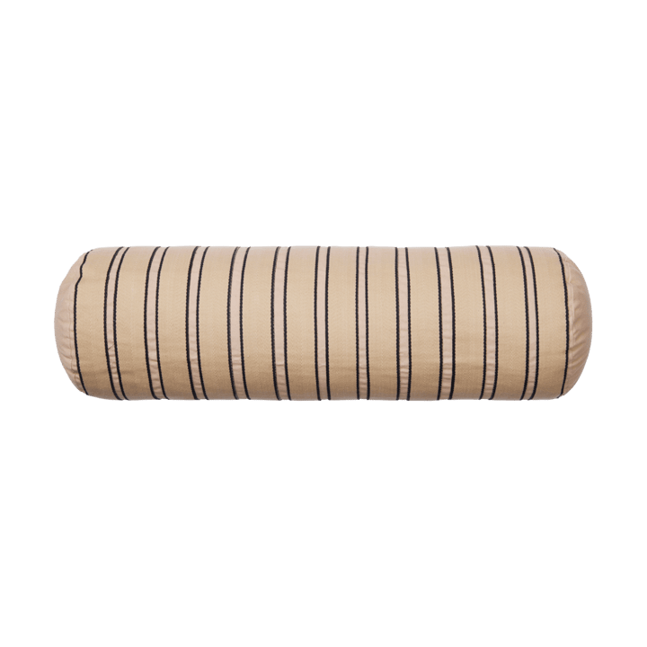 Twill bolster cylinderkudde, Cashmere-black Ferm Living