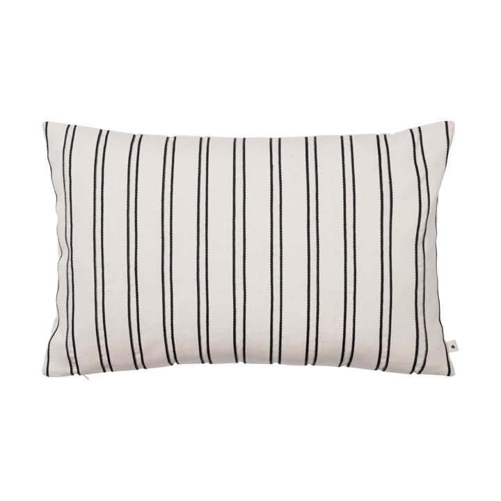 Twill kuddfodral 40x60 cm - Off-white-black - Ferm Living