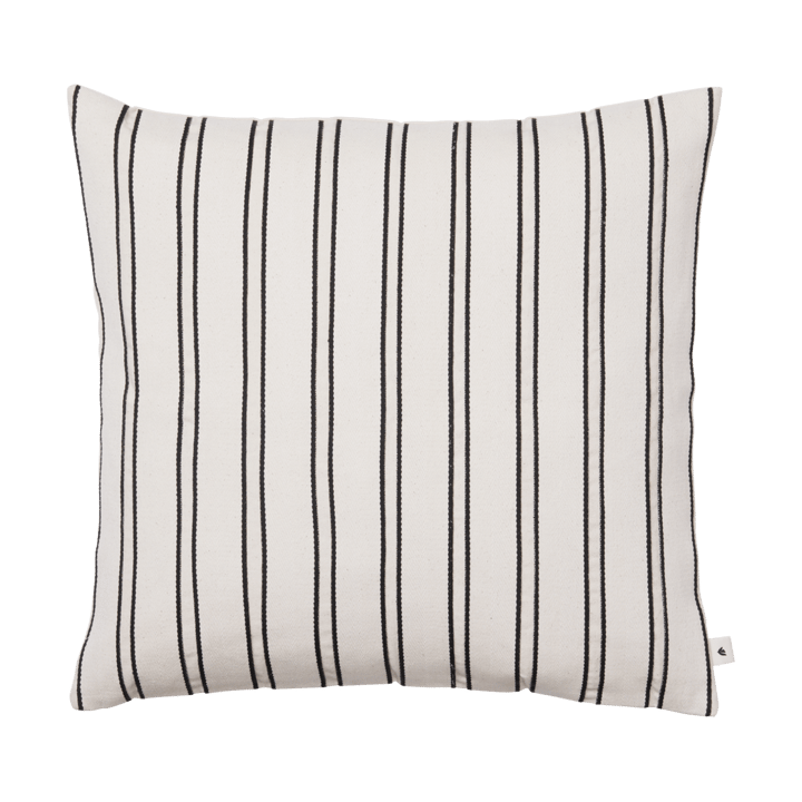 Twill kuddfodral 50x50 cm - Off-white-black - Ferm Living