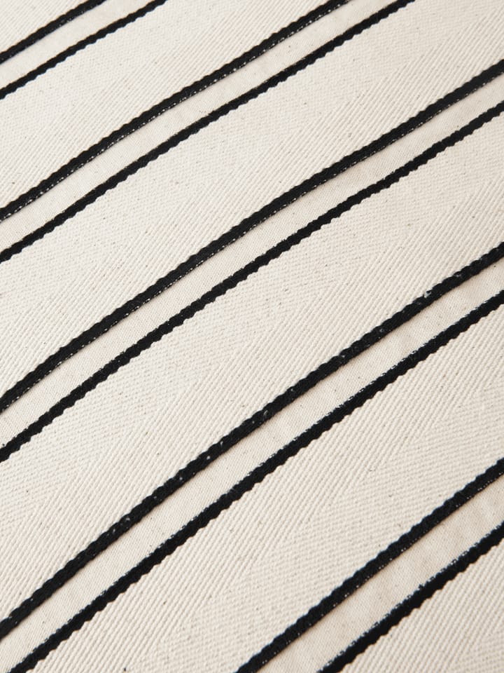 Twill kuddfodral 50x50 cm, Off-white-black Ferm Living