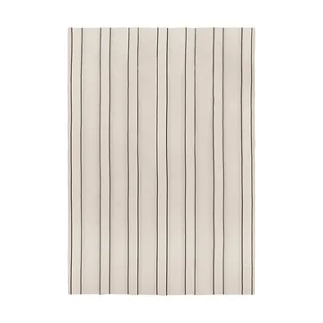 Twill överkast - Off-white-black, 180x260 cm - Ferm Living