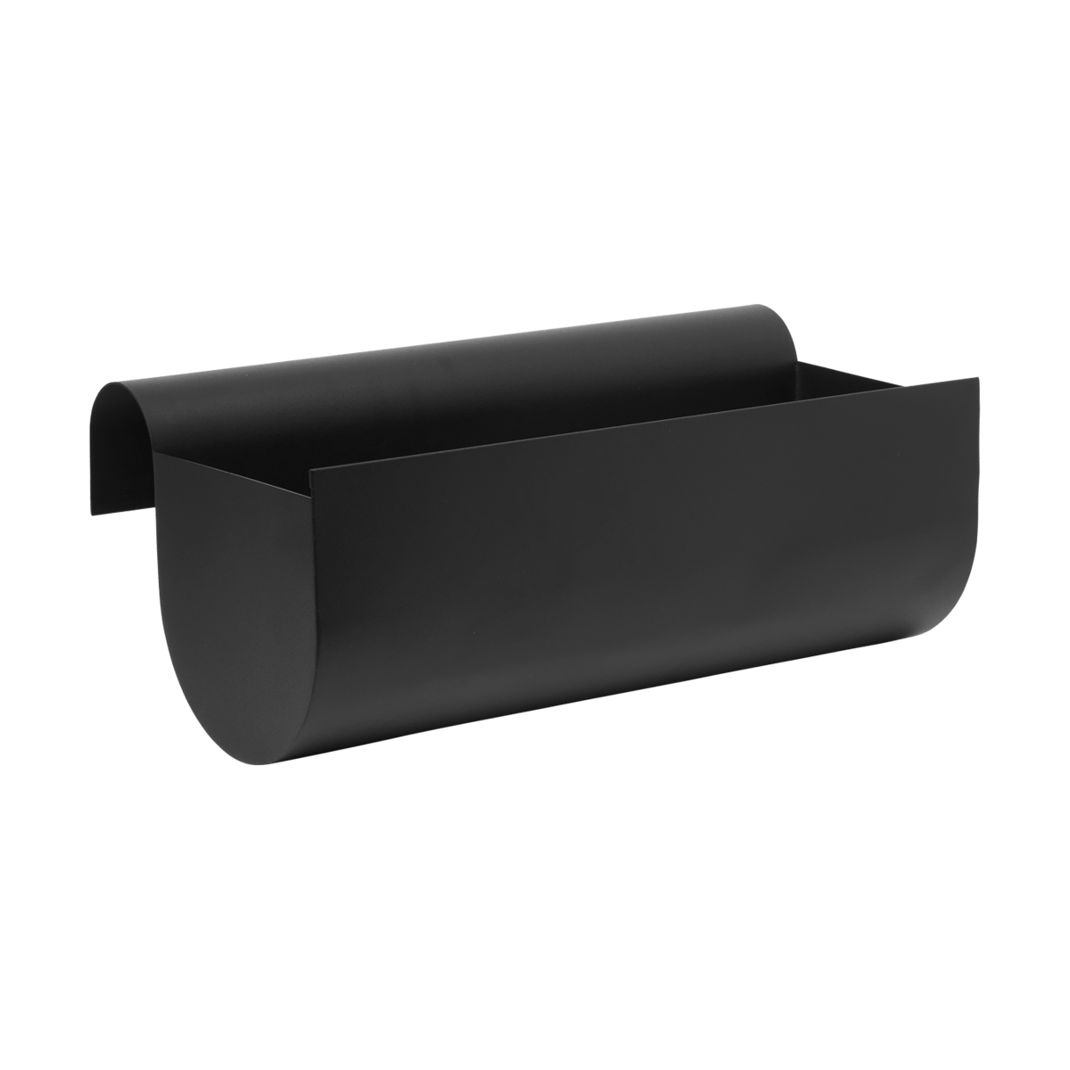 Ferm Living Uma balkonglåda medium 45 cm Black | Skandinavisk Design | Krukor | Svart