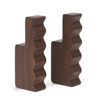 Unda krok 2-pack - Dark Brown - Ferm Living