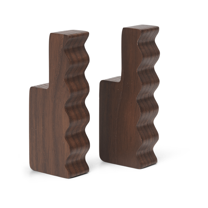 Unda krok 2-pack - Dark Brown - ferm LIVING