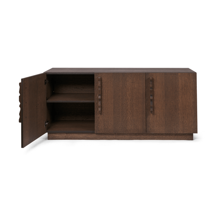 Unda sideboard 146x68x50 cm - Dark Stained Oak - ferm LIVING