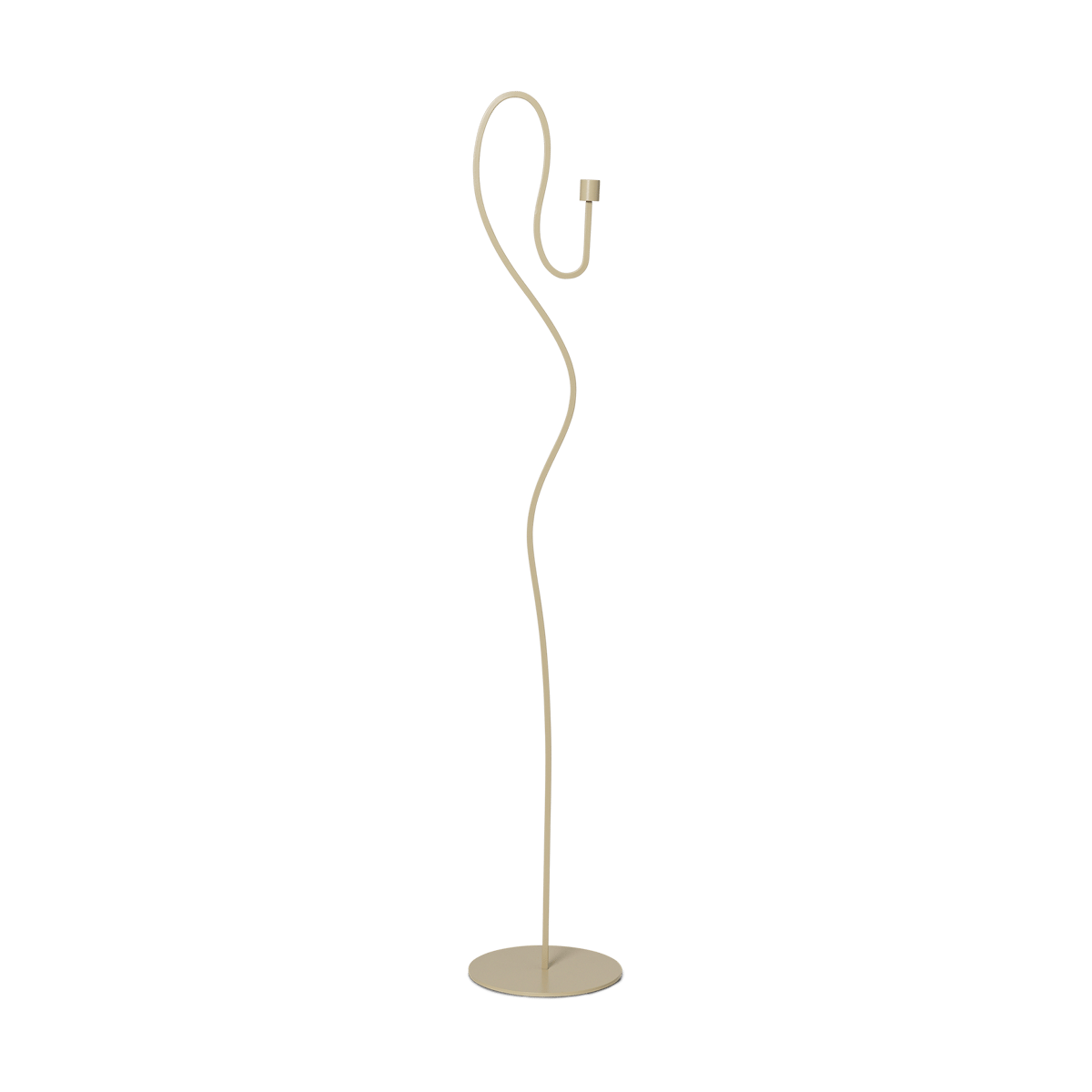 Ferm Living Valse golvljusstake Cashmere | Skandinavisk Design | Ljusstakar | Beige