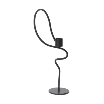 Valse ljusstake high - Black - Ferm Living